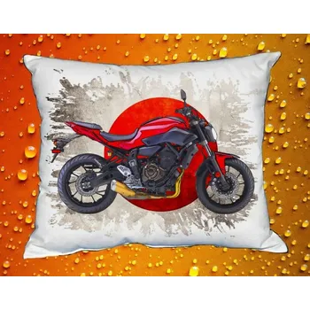 Polštář Polštářek s motorkou YAMAHA FZ-07 ABS RED
