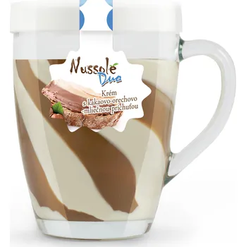 Čokoláda Nussole Duo Pomazánka s kakaem a mlékem - skleněný hrnek 300g