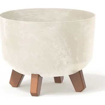 Květináč PRO Květináč GRACIA BETON EFFECT 23,8 cm pískový