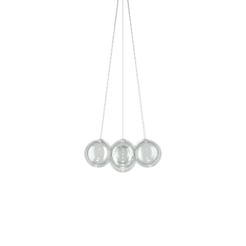 Lodes 22122 0030 Random Cloud 7 ø28, závěsné svítidlo LED 7 x 5W 3000K, čiré sklo, průměr 76cm