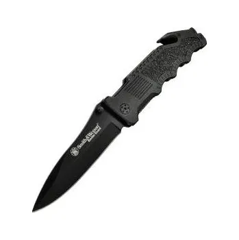 Multifunkční nůž Nůž S W BORDER GUARD 2 hladké ostří ČERNÝ