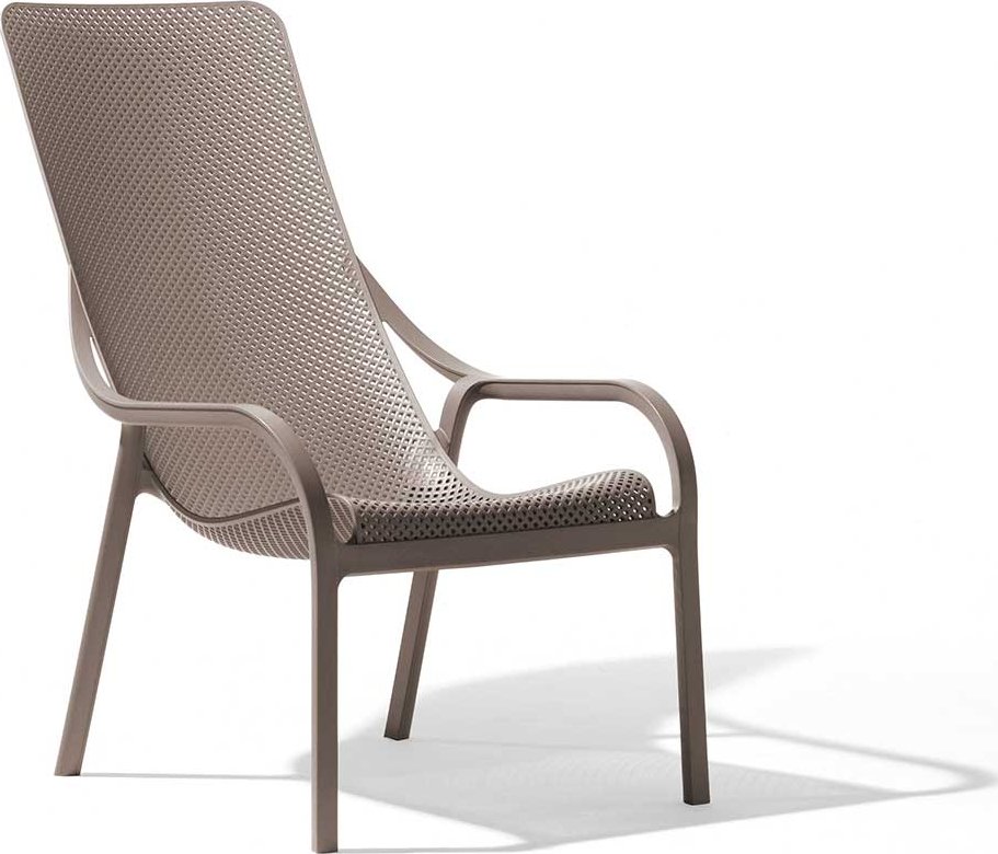 Nardi venkovní plastové křeslo NET LOUNGE Odstín: Tortora