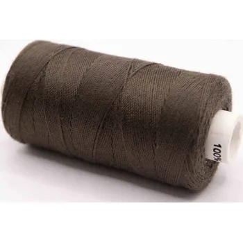 Nit Polyesterové riflové nitě v návinu 200 m - hnědá