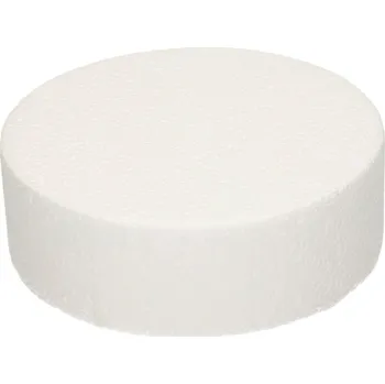 Jedlá dekorace na dort Svět pečení Polystyrenová maketa kruh o 15 × 5 cm