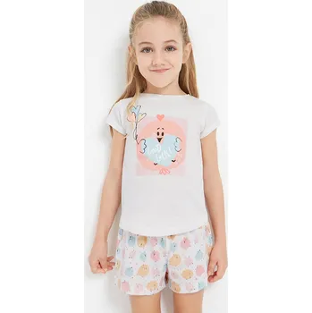 Dívčí pyžamo Dívčí letní pyžamo s krátkým rukávem a kraťasy Mayoral 3774 Velikost: 3 roky (98 cm)