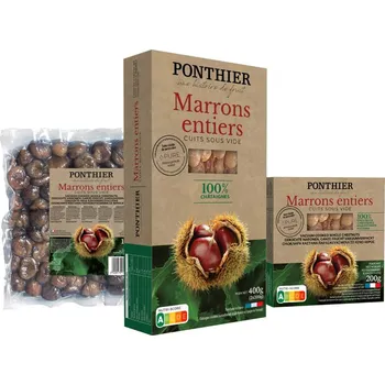 Ponthier – Kaštany celé vařené 400g