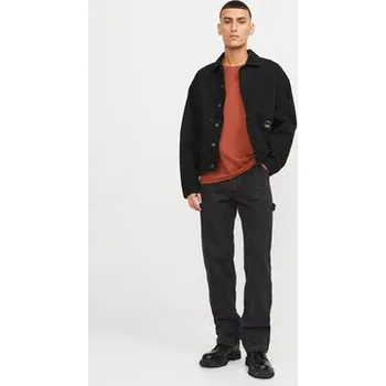 Pánské džíny Jack & Jones Jeansy Eddie 12252802 Černá Loose Fit 30_34