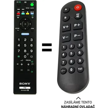 Dálkový ovladač Sony RM-ED037 náhradní dálkový ovladač pro seniory.