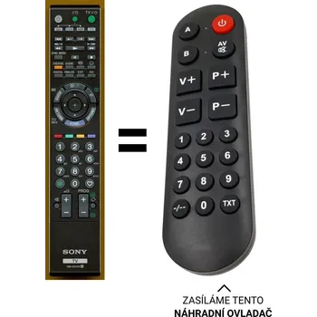 Dálkový ovladač Sony RM-ED018 náhradní dálkový ovladač pro seniory