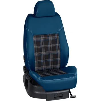 Potah sedadla Autopotahy Fiat DUCATO / od r.2017->, 7 Míst (VALNÍK), KOMFORT > OR 0365 (OR 0365 / Modrý bok)