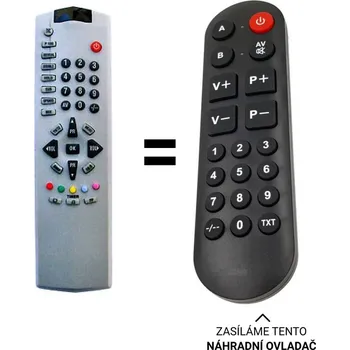 Dálkový ovladač ECG - 29TS32 náhradní dálkový ovladač pro seniory.