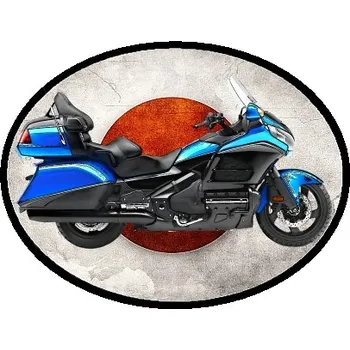 Nášivka nášivka HONDA Gold Wing BLUE (nášivky motorky)