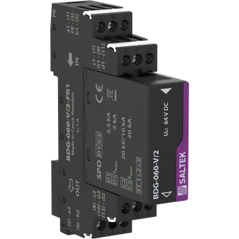 Přepěťová ochrana SALTEK Modul BDG-060-V/2-FR1 s přepěťovou ochranou,LPZ 0–LPZ 1 a vyšší, 60V DC výměnný A06504