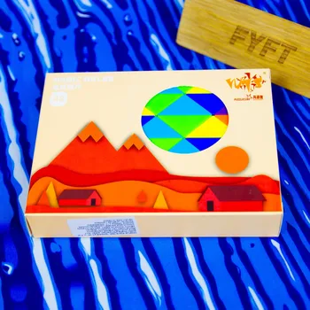 Hlavolam Duhový skládací had - 48 dílků - Rubikův had