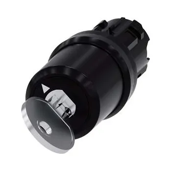 modulární přístroj a rozvaděč SIEMENS Spínač klíčový CES, 22 mm, kulatý, plast, vytažení klíče O 3SU1000-5HF01-0AA0