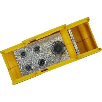 modulární přístroj a rozvaděč ELEKTRO BEČOV Blok DTB 120/4x35 distribuční žluto-zele UB12035.24