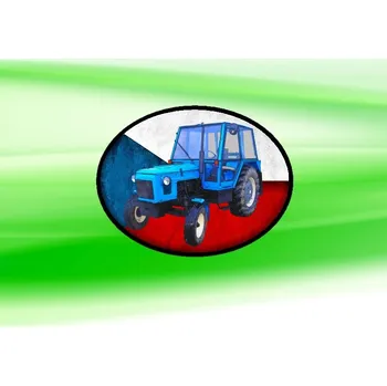 Nášivka nášivka s traktorem ZETOR 5511 Obdélník (nášivky traktory)