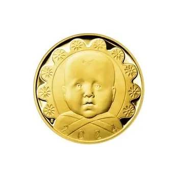 2024 - Dukát k narození dítěte - Miminko v peřince