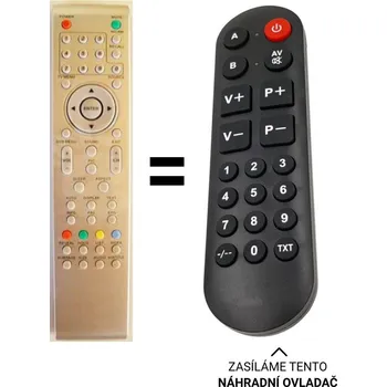 Technika LCD19ID-107 náhradní dálkový ovladač pro seniory