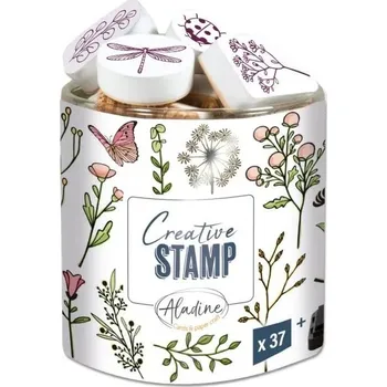 Dětské razítko Aladine Jarní louka - razítka na pěnovce (37ks)