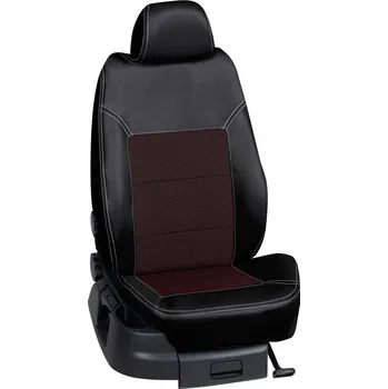 Potah sedadla Autopotahy Peugeot RIFTER / od r.2018->, 5 Míst ( samostatnýh ), KOŽENKA > OR 0362 (OR 0362 / Černý koženkový bok)