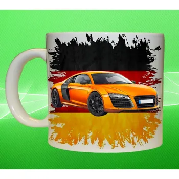 hrnek s Audi R8 75ml (hrneček s osobním autem )