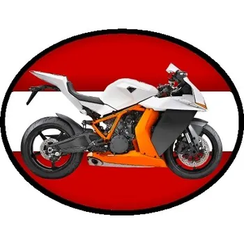 Nášivka nášivka KTM 1190 RC8R3 Ovál (nášivky motorky)