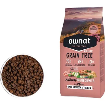 Krmivo pro psa OWNAT GF PRIME DOG Mini Chicken & Turkey 1kg