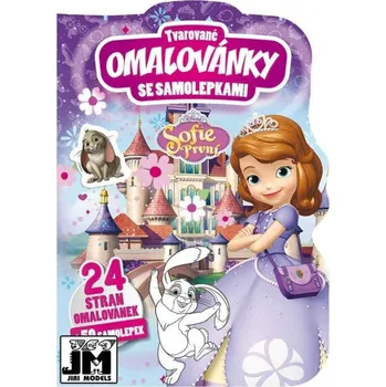 omalovánky Tvarované omalovánky se samolepkami Sofie