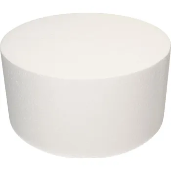 Jedlá dekorace na dort Svět pečení Polystyrenová maketa kruh o 30 × 15 cm