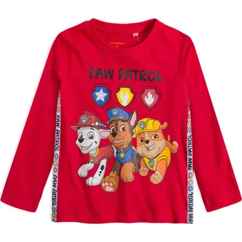 Dětské tričko PAW PATROL ERBY červené Velikost: 128