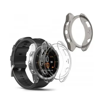 Pouzdro na mobilní telefon 2x Pouzdro pro Garmin Epix 2 - černá, průhledná