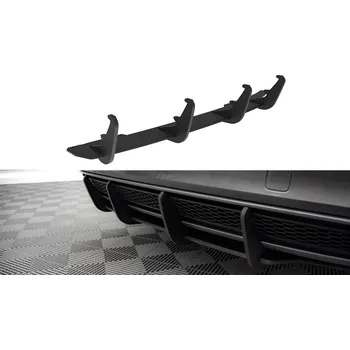 Nárazník Spoiler zadního nárazníku Street pro Audi A4 S-Line B8 Facelift černo červený