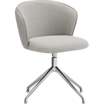 Světle šedá čalouněná konferenční židle Teulat Add