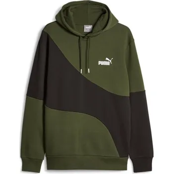 Pánská mikina Pánská mikina PUMA POWER CAT HOODIE FL 674099-31 GREEN XL
