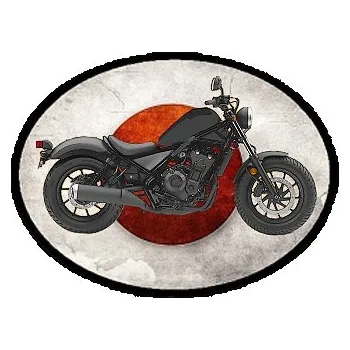 Nášivka nášivka HONDA REBEL 500 BLACK (nášivky motorky)