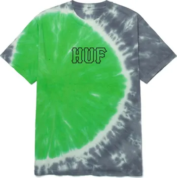 Pánské tričko huf Pánské triko sf tie dye tee huf green