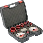 Korunky vykružovací diamantové PROFI, 6 - 68mm, + kotouče a brus. korunka, sada 13ks, FESTA INDUSTR