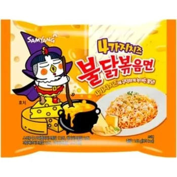 Samyang Buldak Quattro Cheese - pálivé kuřecí nudle (140g)