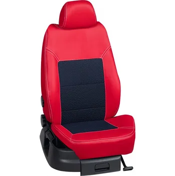 Potah sedadla Autopotahy Škoda YETI / od r.2016->, 5 dveří, Comfort, KOŽENKA > OR 0318 (OR 0318 / Červený koženkový bok)