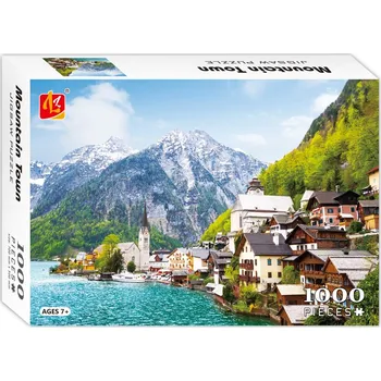 Puzzle Jigsaw Puzzle Horské městečko 1000 dílků