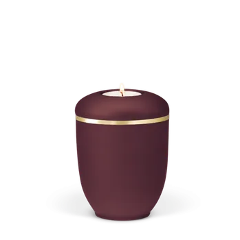 Smuteční dekorace Keramická miniurna Avensis - Burgundy