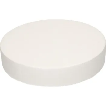 Jedlá dekorace na dort Svět pečení Polystyrenová maketa kruh o 25 × 5 cm