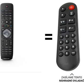 Dálkový ovladač Philips YKF354-001 náhradní dálkový ovladač pro seniory