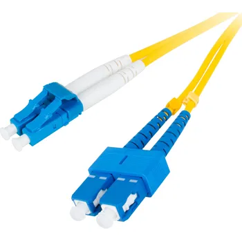 Síťový kabel GETFORT SM SC/UPC-LC/UPC DUPLEXNÍ OPTICKÝ PATCHCORD 1M