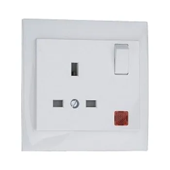 Elektrická zásuvka LOGUS90 Zásuvka LOGUS brit. st. ledová 90183CGE 5603011070380