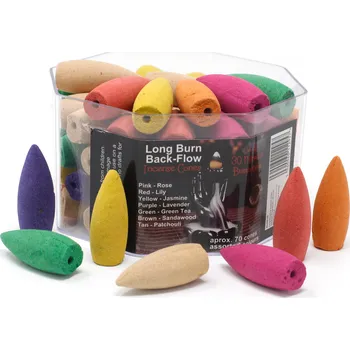 Vonné Kužely Tekoucí Dým - Mix barev a vůní