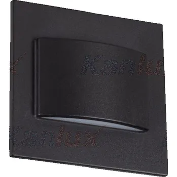 Kanlux ERINUS 12V černé LL-WW 3000K čtvercové orientační svítidlo oboustranné 33336