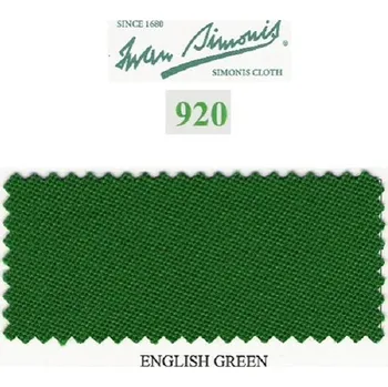 Kulečníkové sukno Simonis 920 English Green 195 cm