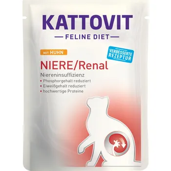 Krmivo pro kočku 24x85g Kattovit Niere/Renal kapsičky - kuřecí
